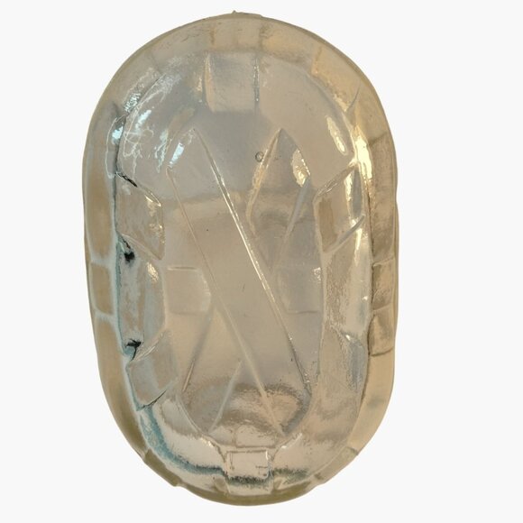 Vintage Clear Glass Miniature Basket - Picture 5 of 6